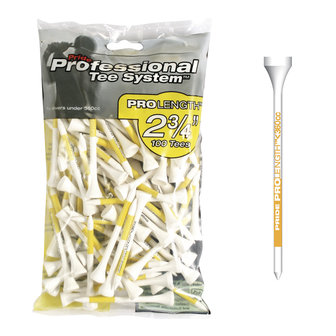 TEWPT12 Pride PTS Tees Wood Yellow 100 Pieces