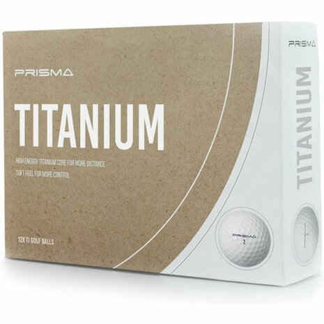 Masters Prisma Titanium Golfballen 12 stuks  - Wi