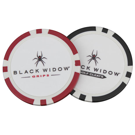 ZDTEBW01 Black Widow Poker Chip Ball Markers