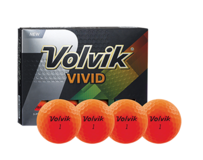 Volvik VIVID golfballen - Oranje