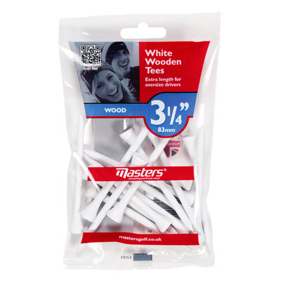 Masters Wooden Tees 3 1/4